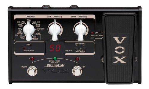 Vox Stomplab 2g Pedalera Efectos Para Guitarra C/ Pedal Exp.