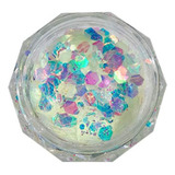 Esmalte De Uñas R Nail Art Luminous Mix Color Glitter Adorn