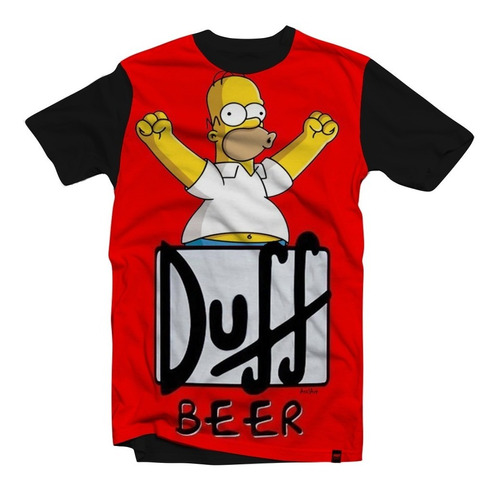 Camiseta/camisa Homer Duff Simpsons Cerveja Duff/os Simpsons