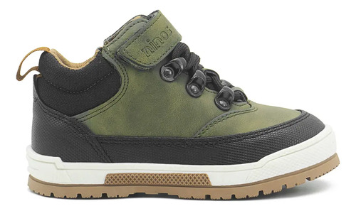 Bota Botin Ninos Antiderrapante Para Niño Casual Verde 18-21