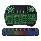 Mini Teclado Keyboard Led Para Tv Box Smart Tv