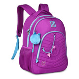 Mochila De Costas Rebecca Bonbon Roxa 17,5 - Clio Rb24028rx