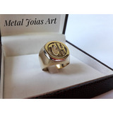 Anel Letra A Escolha Ouro 18k 14gr 1,7cm Ouro18k Nota Fiscal