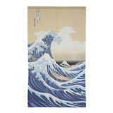 Realizados En Japon Noren Cortina Tapiz Ukiyoe Hokusai ...