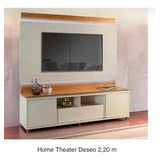 Rack Com Painel Home Theater Deseo 2,20 M 