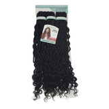 Cabelo Sintético Goddess Curl Faux Locs Crochet Braids  60cm