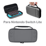 Estuche Protector Compacto Para Nintendo Switch Lite Gris