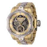 Relógio De Pulso Masculino Invicta 43900 Com Pulseira De Aço Inoxidável E Ouro