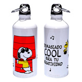 Carmañola Snoopy Peanuts Termo Botilito Botella Aluminio
