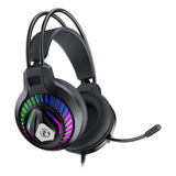 Audifonos Gamer Con Luz Rgb Microfono Cable Usb Headset