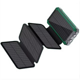 Cargador Solar 26800mah Power Bank Con 4 Paneles Solares