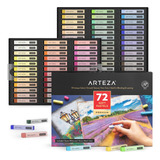 Arteza Pasteles Suaves Para Artistas, Juego De 72 Palitos De