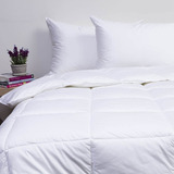 Edredon Acolchado Plumas Twin 100% Duvet + 1 Almohada Regalo