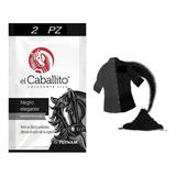 Colorante Caballito Telas Ropa Polvo Negro Elegante (2pz)