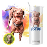 Termo Personalizado Caricaturas Mascotas Perros Gatos Regalo