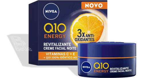 Nivea Q10 Energy Antissinais Vitamina C Facial Noite - 50g
