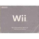 Nintendo Wii 1 Manual Impreso Instructivo Original Lote No.1