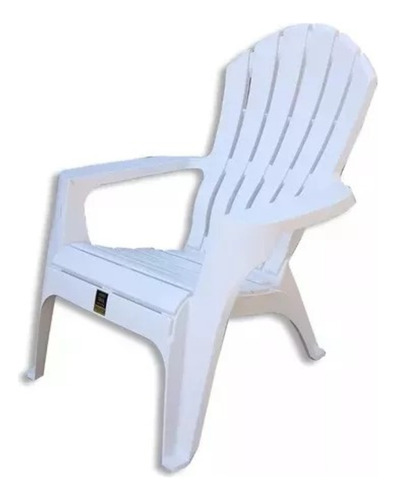 Silla Sillon Miami Mascardi Reforzada Blanca