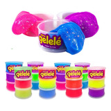 Slime Torre Com Glitter Gelelé 196g Cores Sortidas