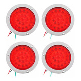 Luces Traseras Led Redondas De 4 Pulgadas Para Camión, 4 Pie