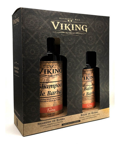 Kit Shampoo E Balm Viking Terra