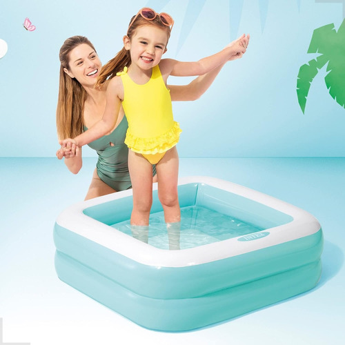 Piscina Inflável Infantil Soft Intex 57l Retangular Crianças