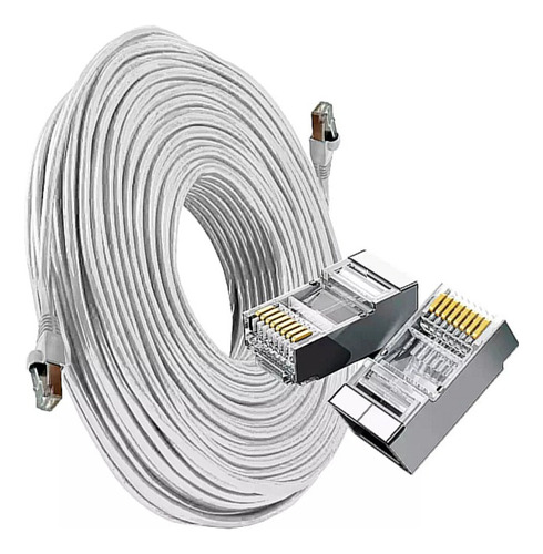 Cabo De Rede Cat6 Utp Internet Rj45 Blindado 20 Metros Lc