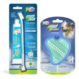 Kit Dental Pasta - Cepillo + Jugute C/cerdas Para Perro 