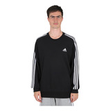 Buzo adidas Essentials 3 Stripes Hombre En Negro | Stock Cen