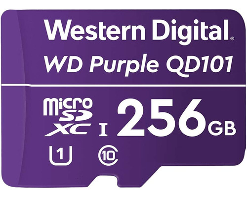 Memoria Micro Sd Wd Purple Sc Qd101 256gb C10 U1 Sda 6.0