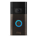 Timbre Inteligente Ring Video Doorbell Gen2 Inalambric Negro