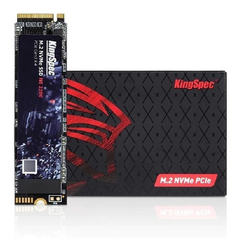 Ssd/hd Kingspec 256gb M2 Nvme 2280/2242 - 3 Anos De Garantia