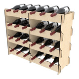 Cavas, Soporte Para Botellas De Vino Para 24 Botellas