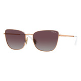 Lentes De Sol Rosegold Degradé Polarizados Vogue Eyewear