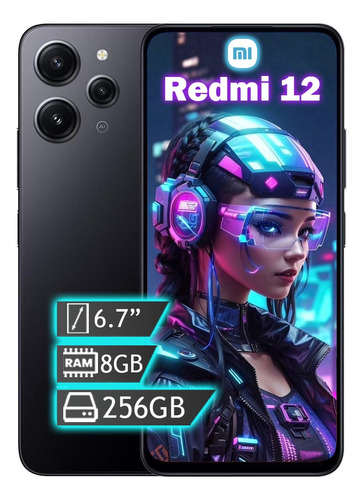 Celular Xiaomi Redmi 12 Dual Sim 256gb 8gb Ram