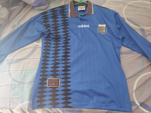 Camiseta Selección Argentina Suplente 1994 De Época Talle L