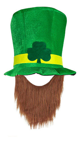 O Hat New Trend, Día De San Patricio Irlandés, Con Barba Y B