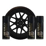 Stretch Pintura Removible Vinilo En Aerosol Negro Mate X3und