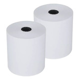 Pack X2 Rollos Termicos 48gr Rollo Papel Termico 80x80 Mm