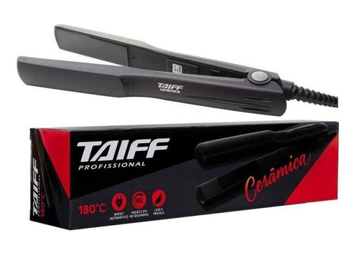 Prancha Taiff Profissional Cerâmica 180ºc Bivolt 110/220v