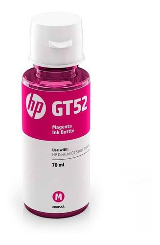 Botella Tinta Hp Gt52 Magenta Original Inktank 300 400