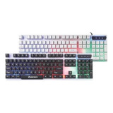 Combo Kit Teclado Y Mouse Gamer Cable Usb Km170 Jertech