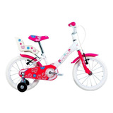 Bicicleta Infantil Groove My Bike Aro 16 Branca C/ Cadeira