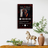 Placa De Spotify Decorativa De Madera 25x40 Cm