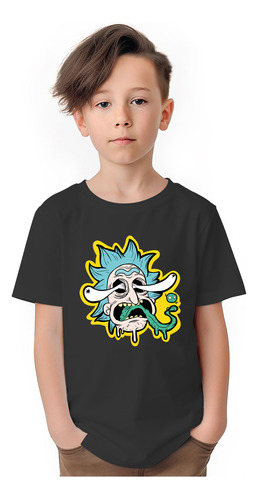 Polera Niños Rick And Morty Acid Series 100% Algodón Wiwi