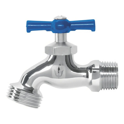 Llave para Manguera Cromada Foset de Latón con Entrada de 1\u002F2\