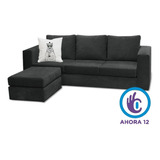 Sofa Esquinero 2x150 Chenille Antidesgarro Premium