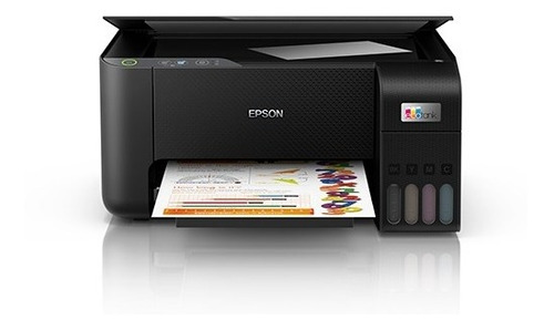 Impresora A Color Multifunción Epson  L3210 Negra 110v