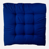 Assento Para Cadeira Futon 60x60cm - Azul Royal