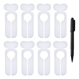 Willbond 20 Pack En Blanco Ropa Rack Tamaño Separadores Re